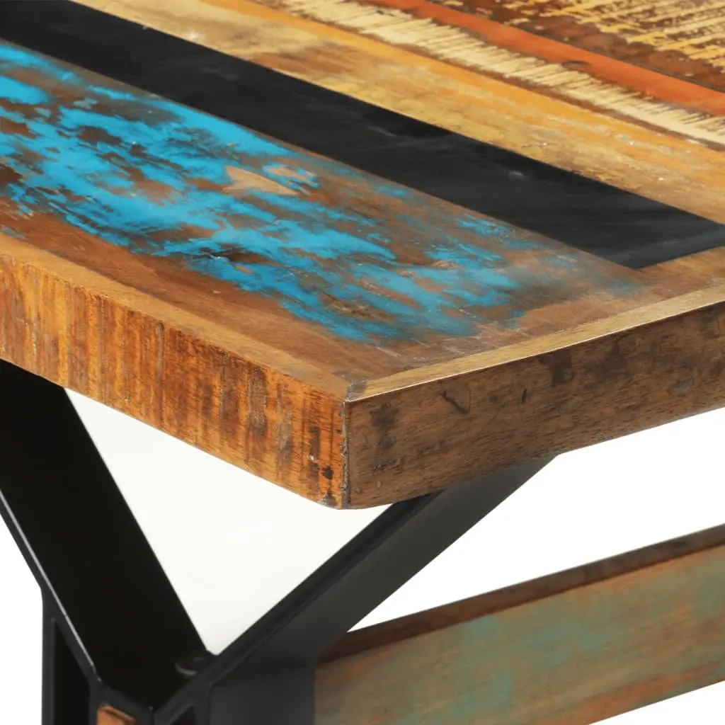 Solid Reclaimed Wood Dining Table 180x90x73cm Vintage
