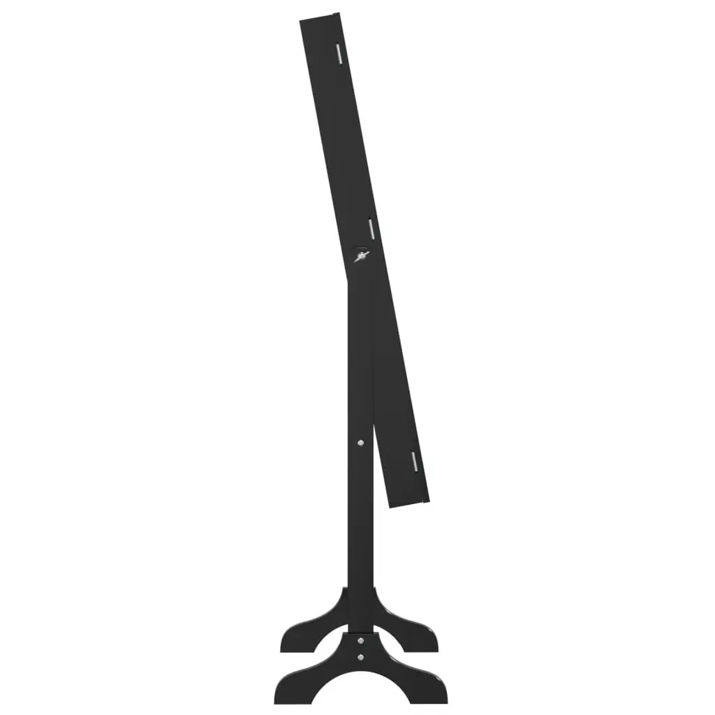 Free-Standing Black Mirror for Home Decor