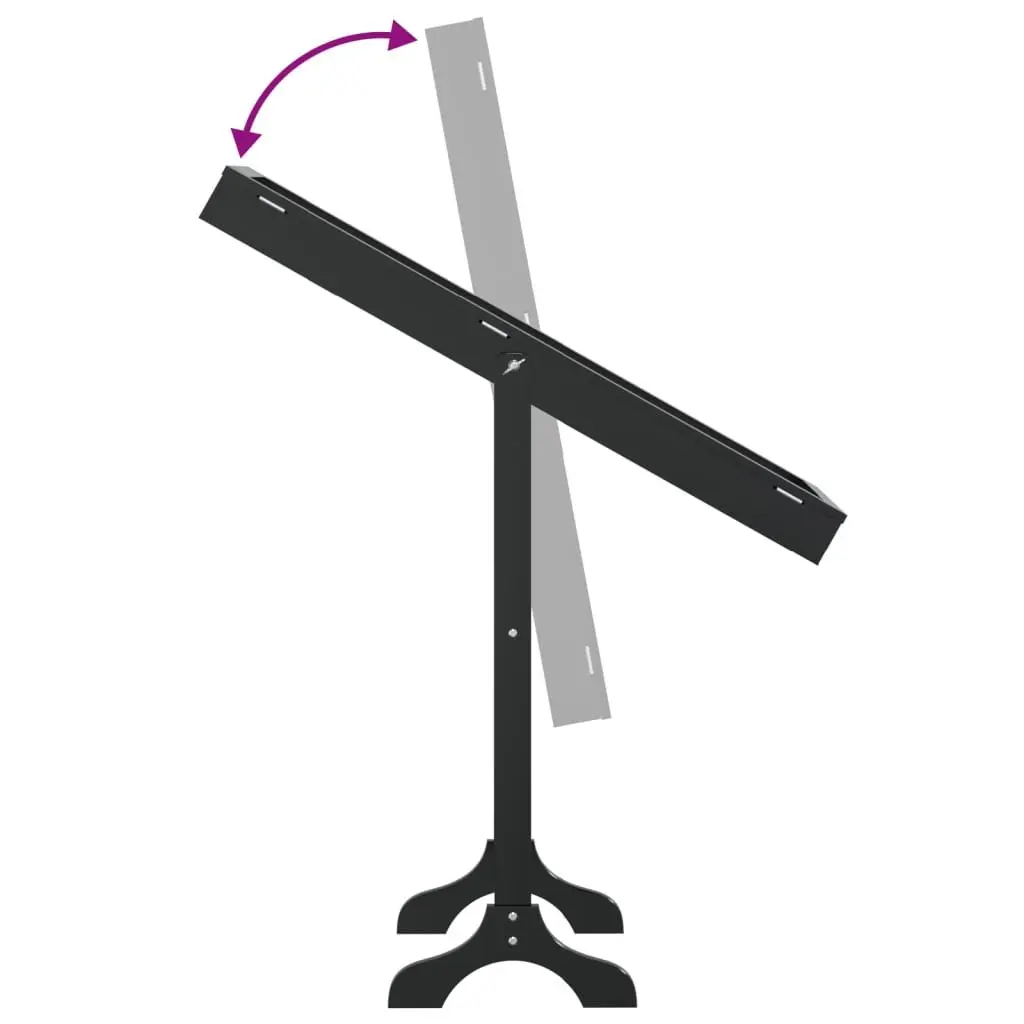 Free-Standing Black Mirror for Home Decor