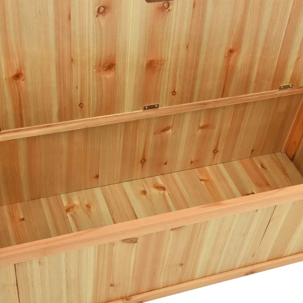 Solid Wood Fir Bench 107x45x75.5cm Brown