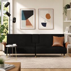 Premium Sofa Bed with Foldable Tea Table and USB Ports
