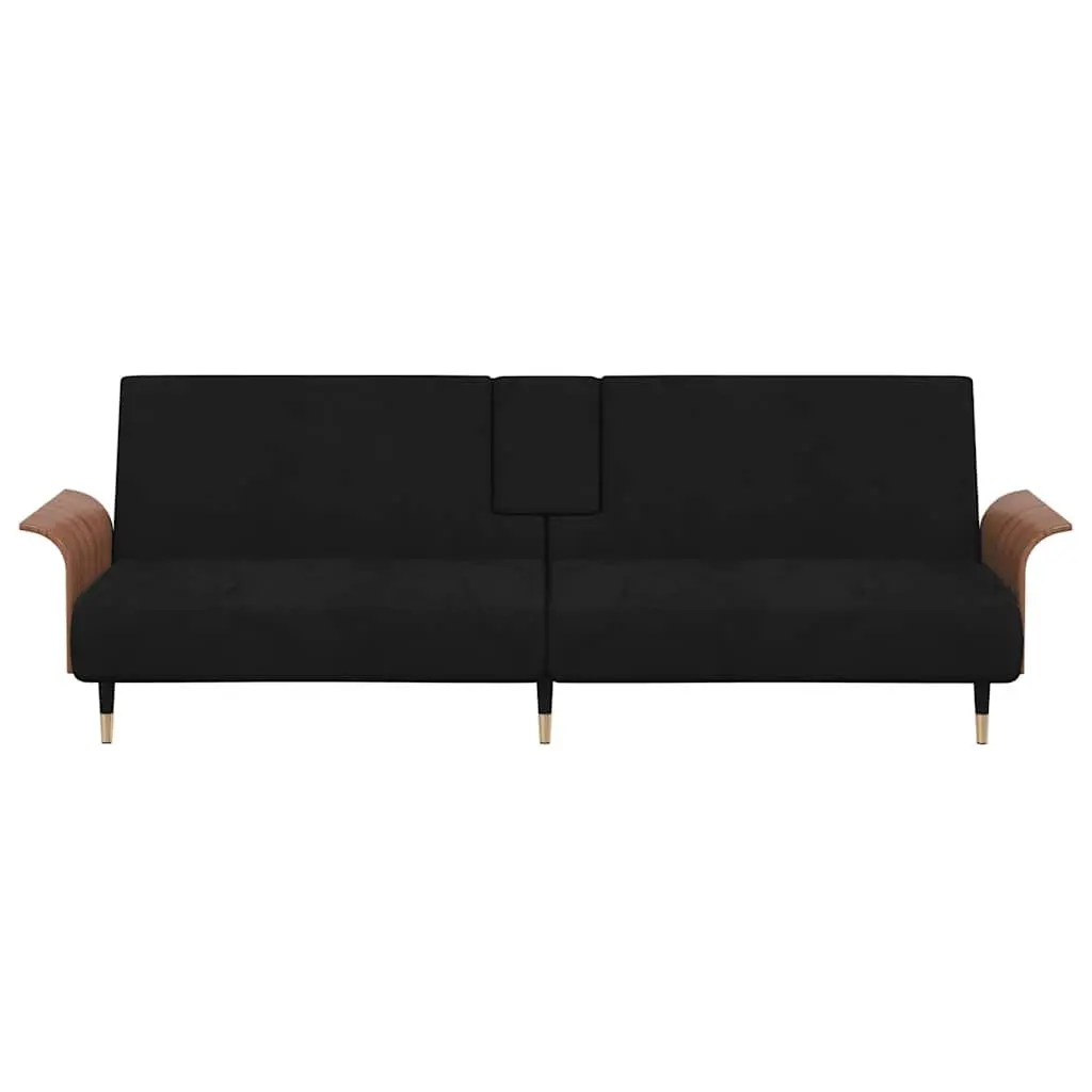 Sofa Bed with Foldable Tea Table and USB Ports