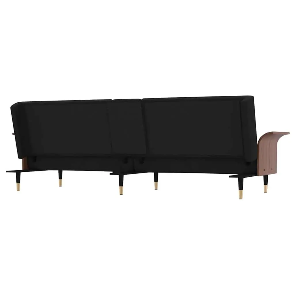 Sofa Bed with Foldable Tea Table and USB Ports