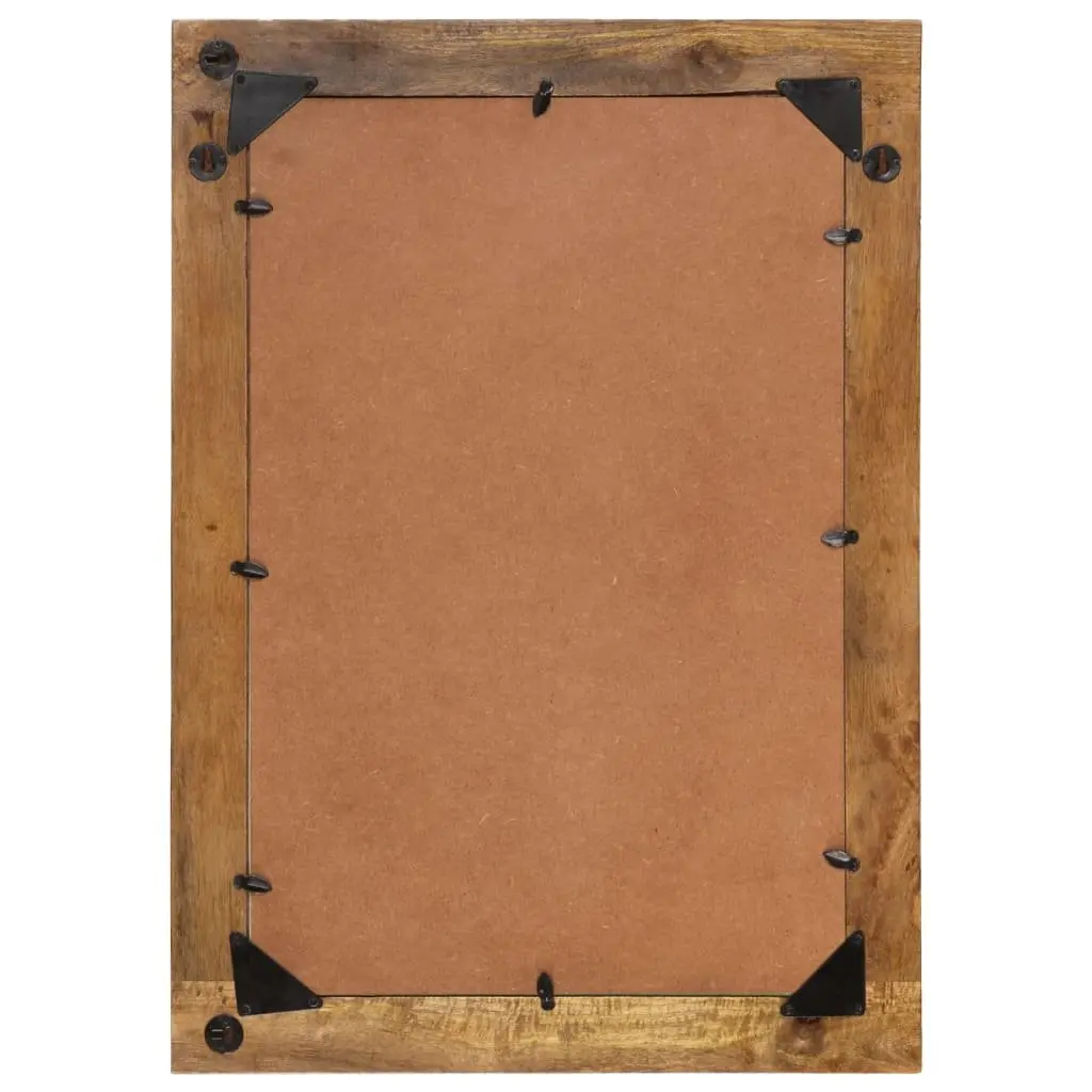 Solid Mango Wood Framed Wall-Mounted Mirror 70x50 cm
