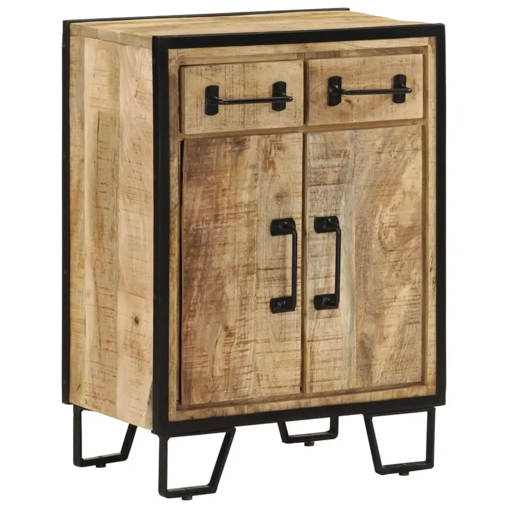 Sideboard Cabinet with 2 Drawers and Iron Frame