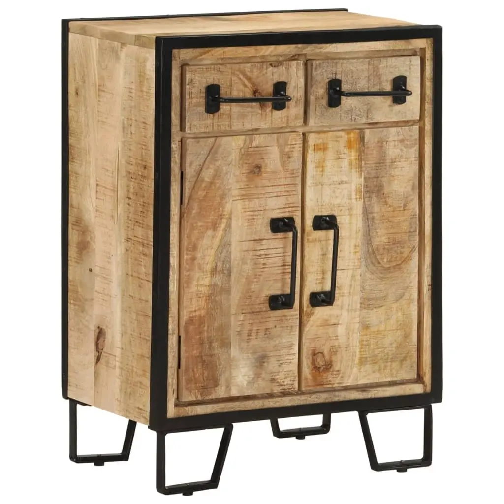 Sideboard Cabinet with 2 Drawers and Iron Frame