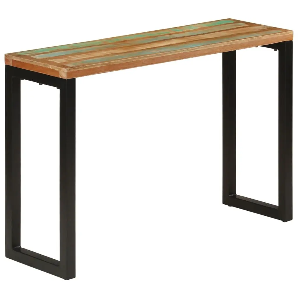 Solid Reclaimed Wood Console Table 110x35x75 cm