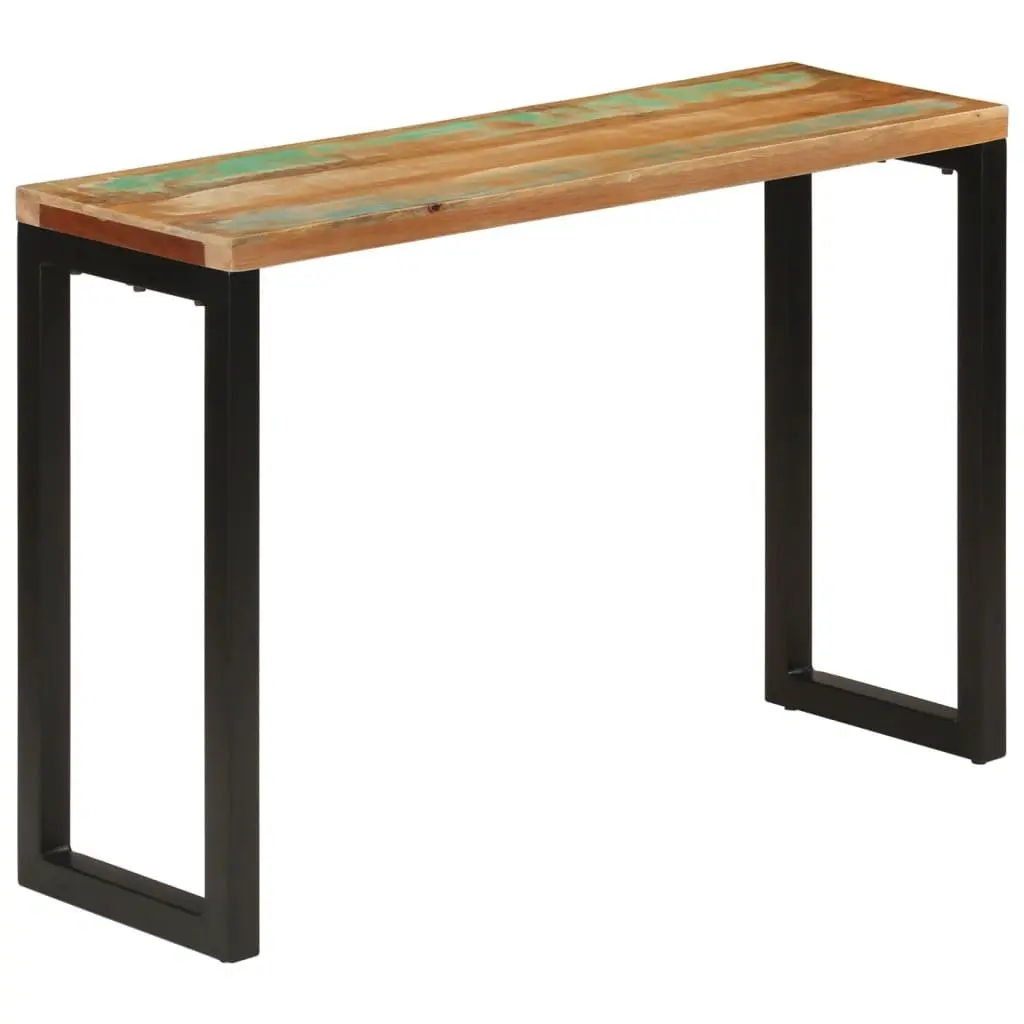Solid Reclaimed Wood Console Table 110x35x75 cm
