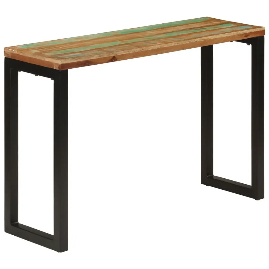 Solid Reclaimed Wood Console Table 110x35x75 cm