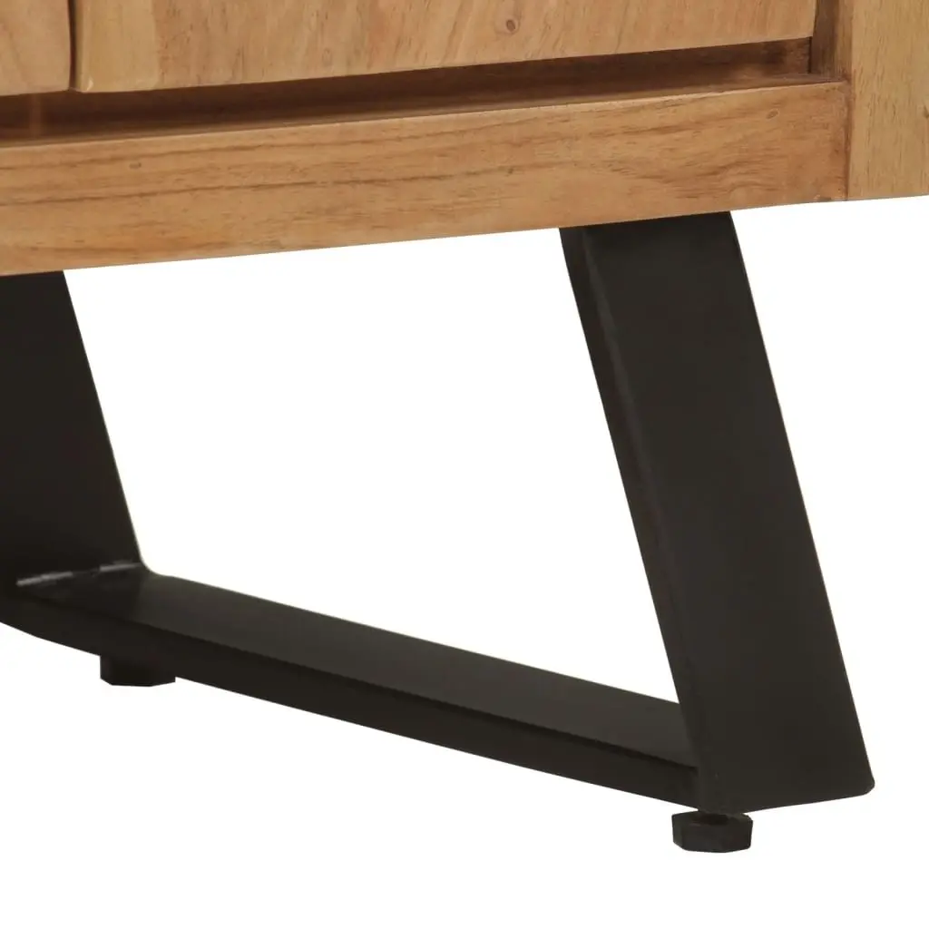 Solid Wood Sideboard Cabinet with 2 Doors