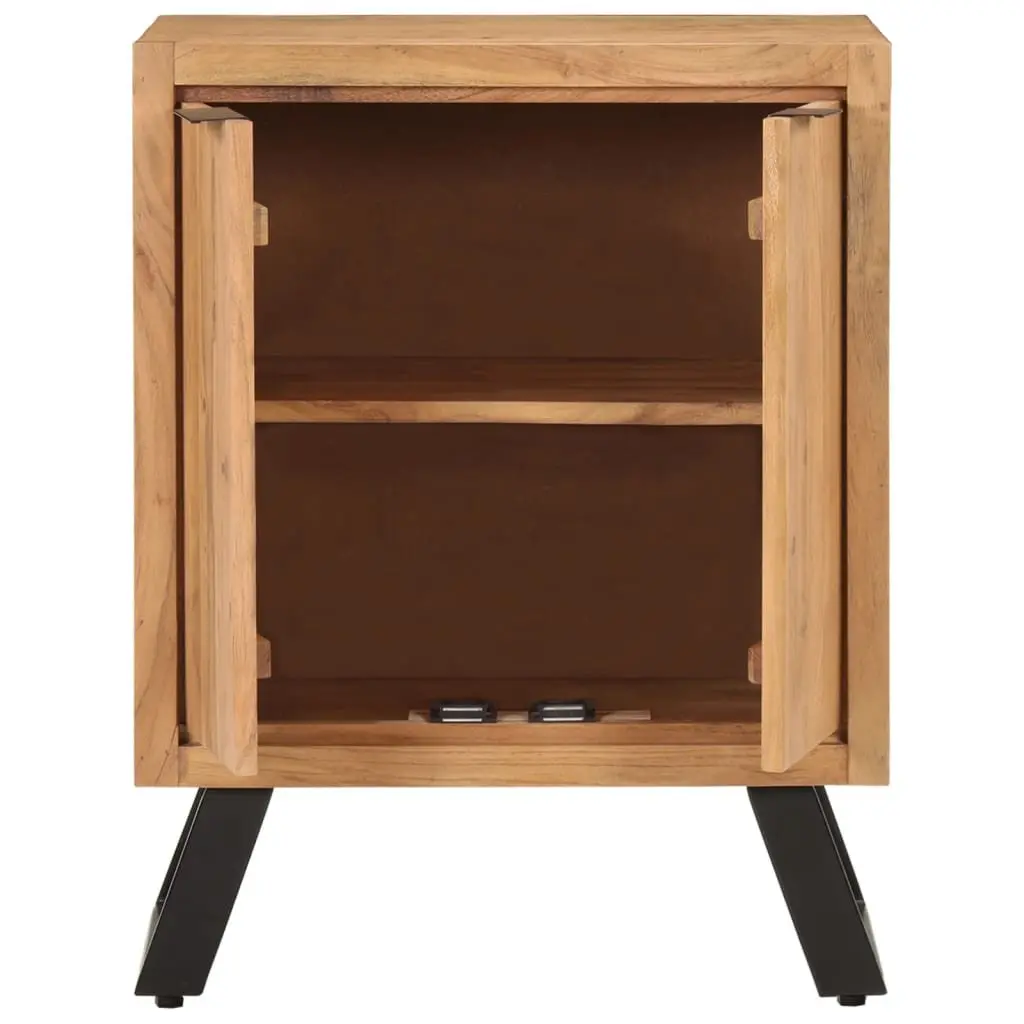 Solid Wood Sideboard Cabinet with 2 Doors