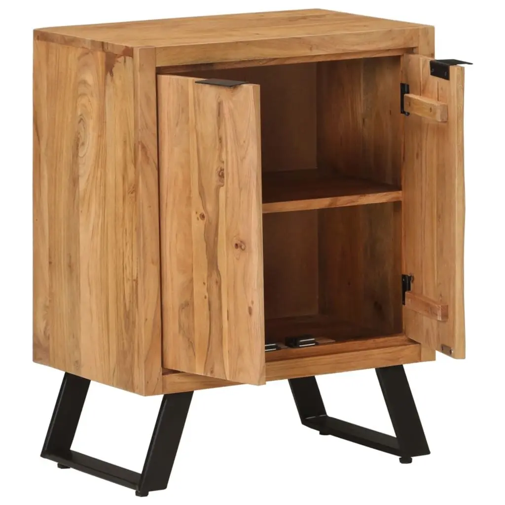 Solid Wood Sideboard Cabinet with 2 Doors