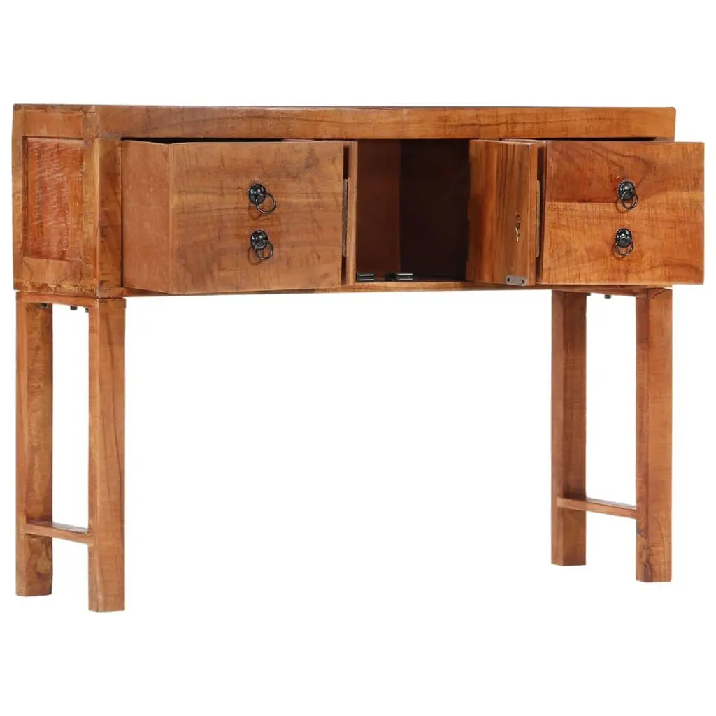 Solid Wood Console Table 120x32x80cm