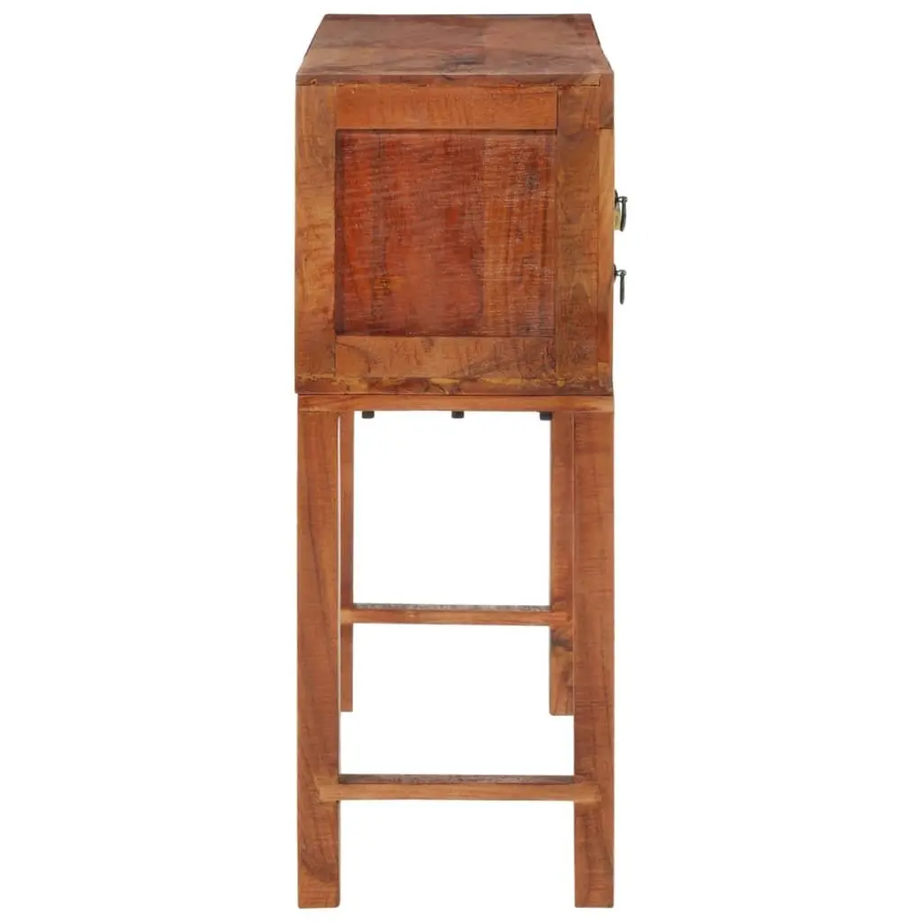 Solid Wood Console Table 120x32x80cm