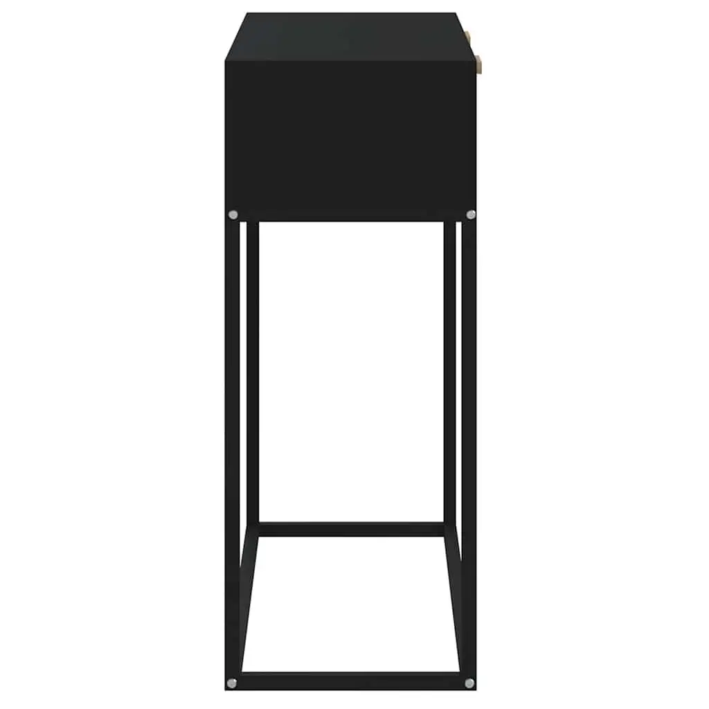 Black Console Table 80x30x75 cm for Hallway
