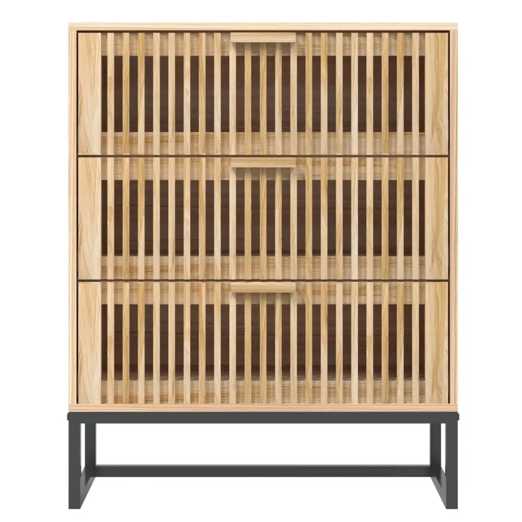 Sideboard Cabinet Engineered Wood 60x30x75 cm Brown