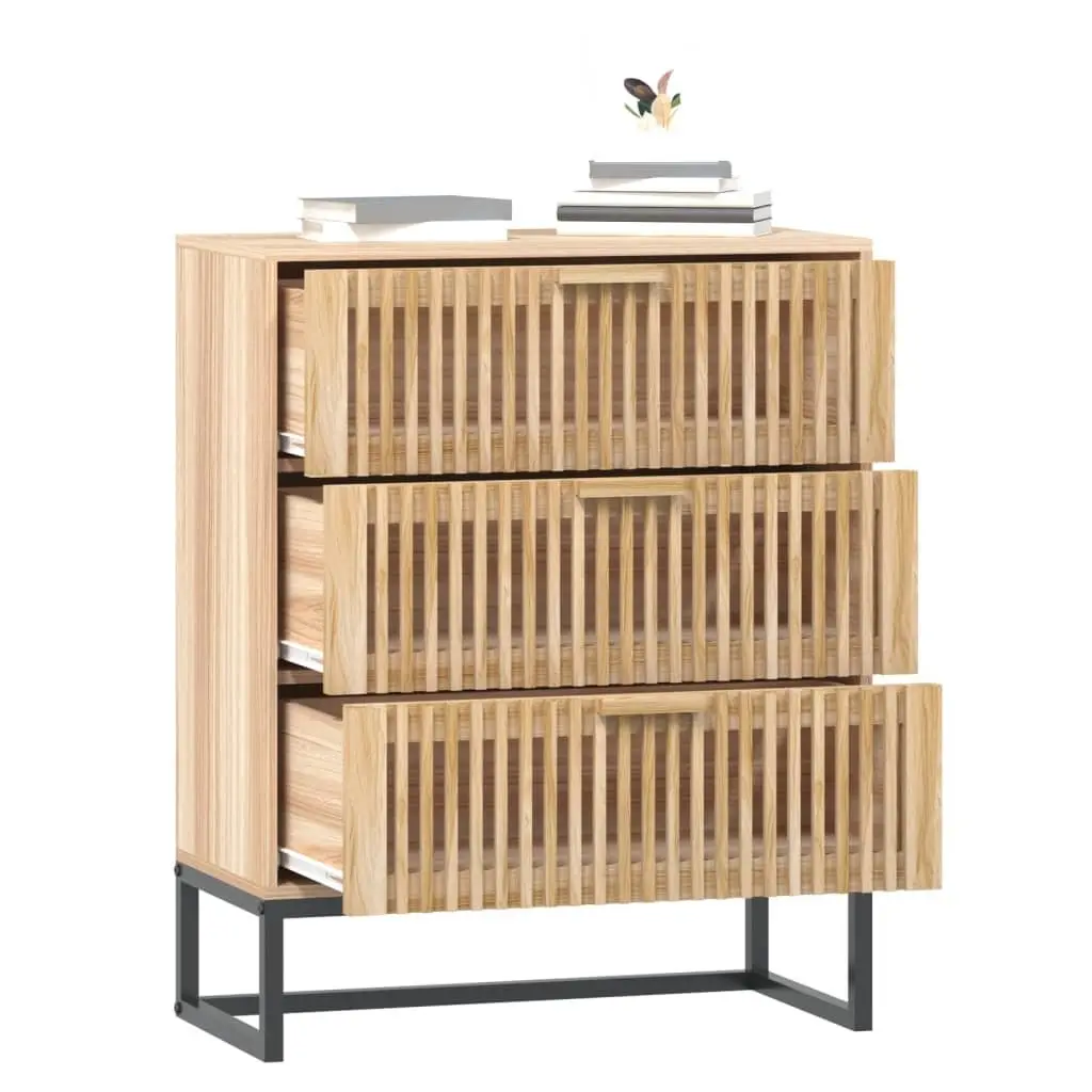 Sideboard Cabinet Engineered Wood 60x30x75 cm Brown