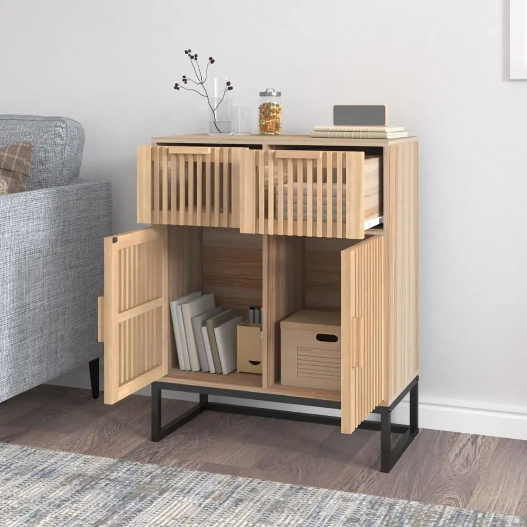 Brown Storage Sideboard Cabinet 60x30x75 cm