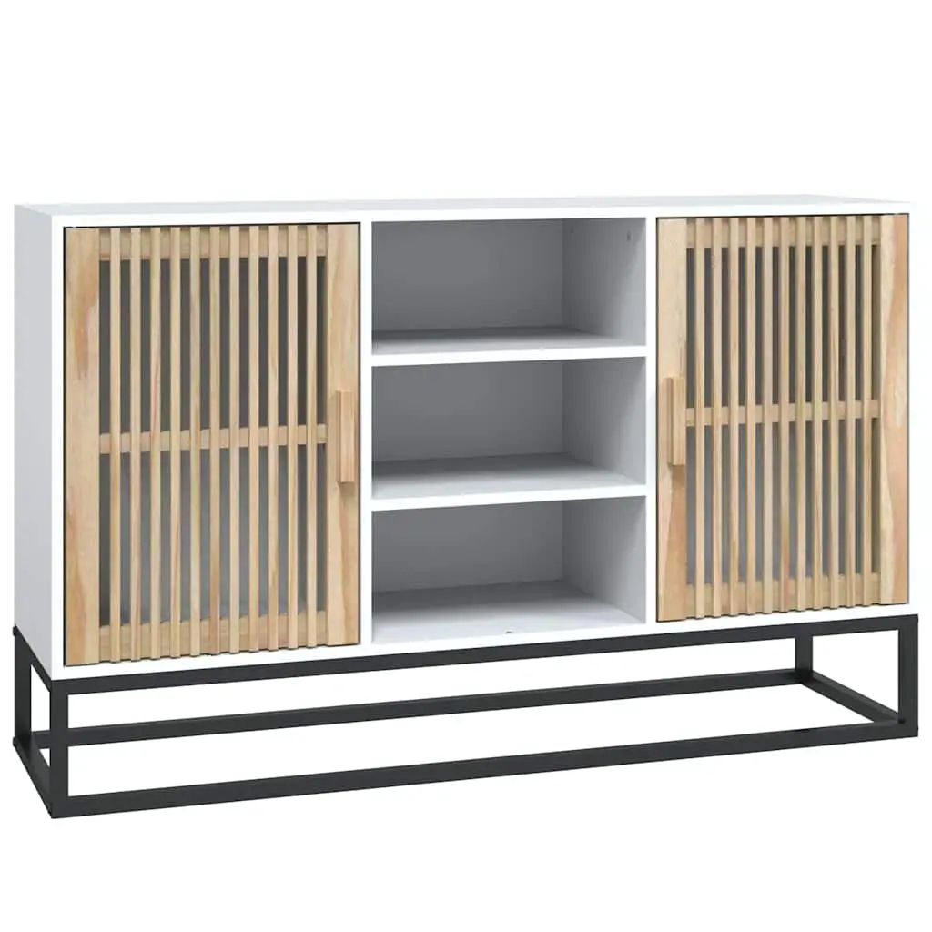 White Sideboard with Ample Storage Space
