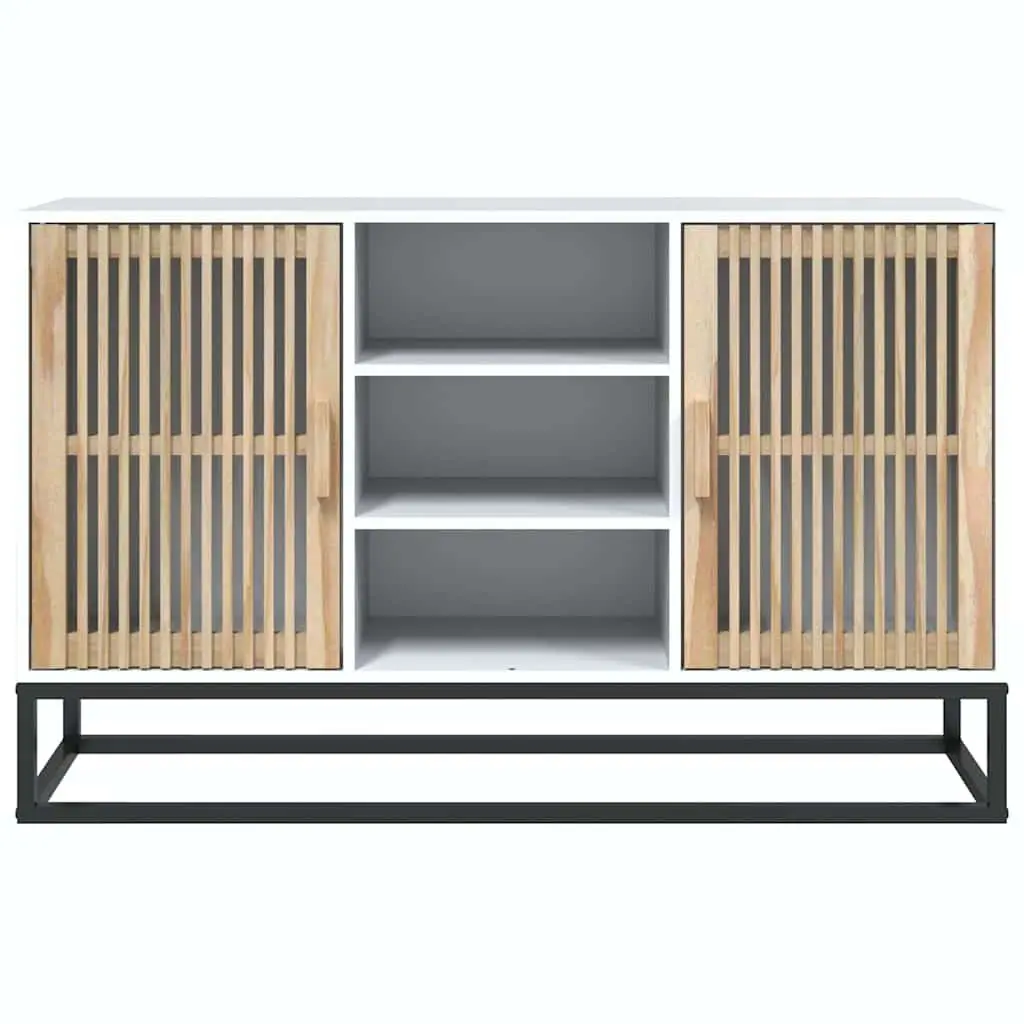 White Sideboard with Ample Storage Space