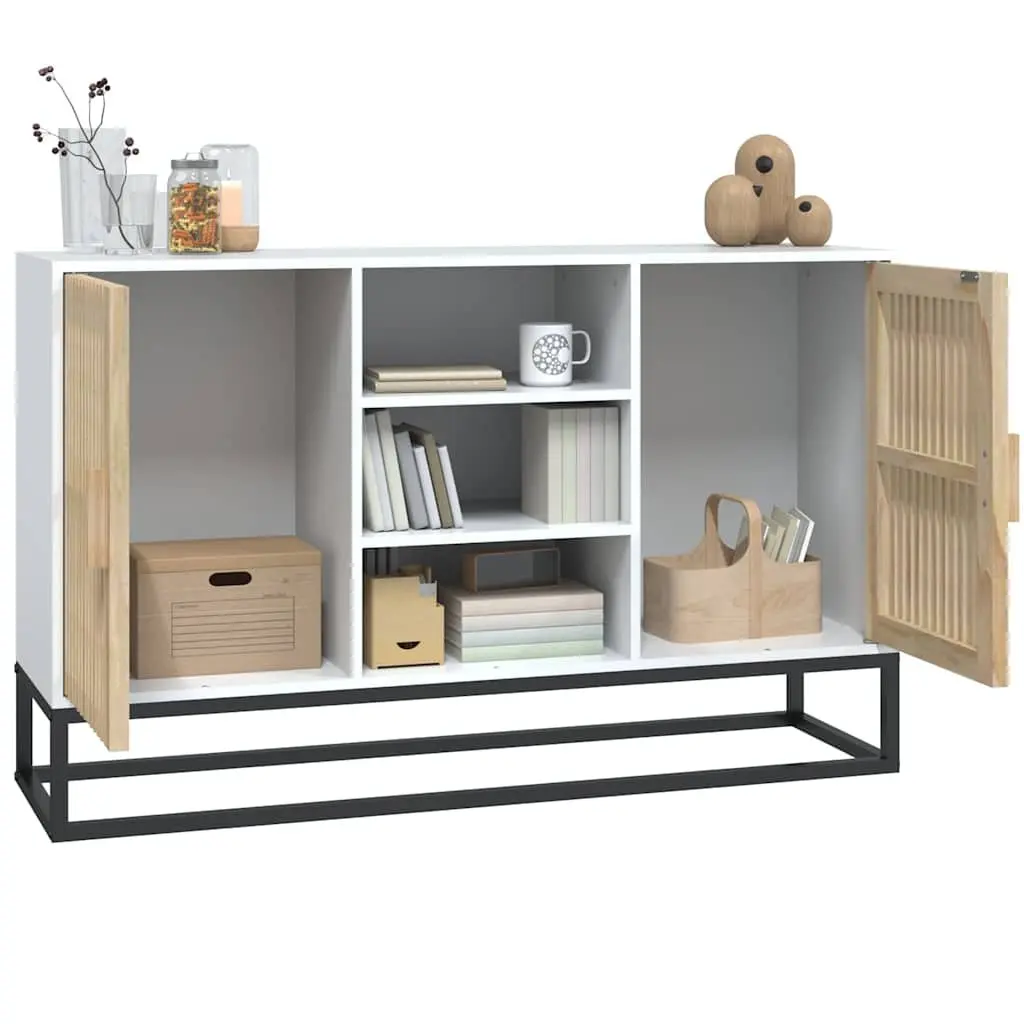 White Sideboard with Ample Storage Space