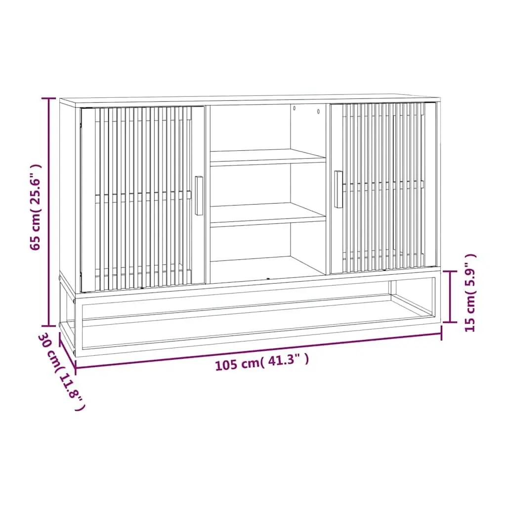 White Sideboard with Ample Storage Space