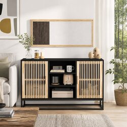 Stylish Black Sideboard 105x30x65 cm Storage Cabinet