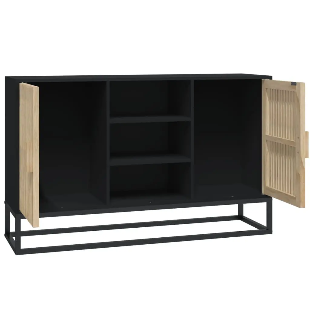 Black Sideboard 105x30x65 cm Storage Cabinet