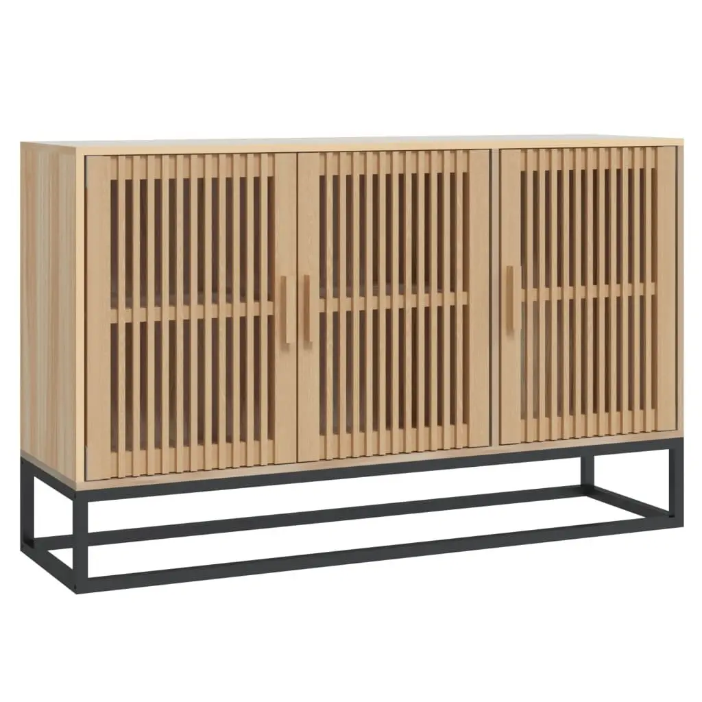 Brown Engineered Wood Sideboard Storage Cabinet