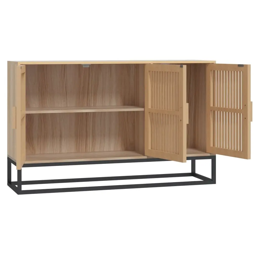 Brown Engineered Wood Sideboard Storage Cabinet
