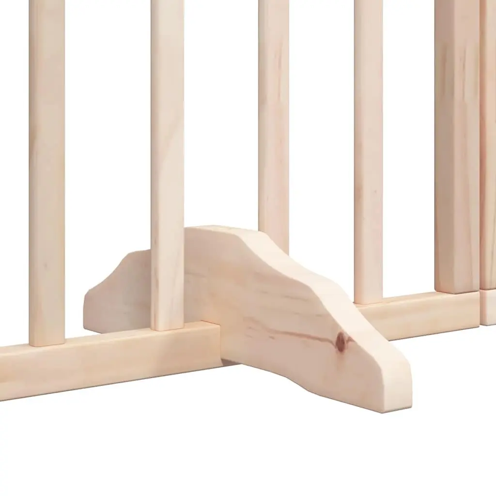 6-Panel Foldable Dog Gate with Door