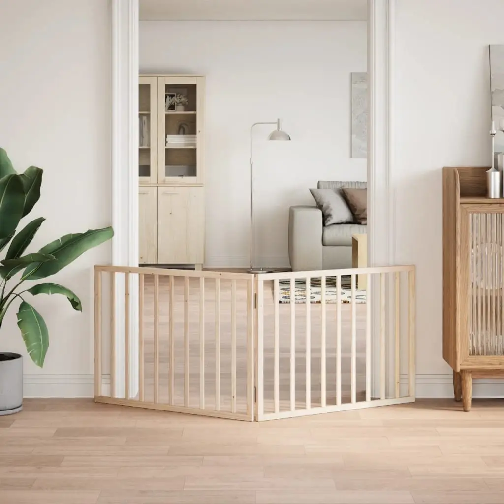 Foldable Dog Gate with 2 Panels, 160cm Height