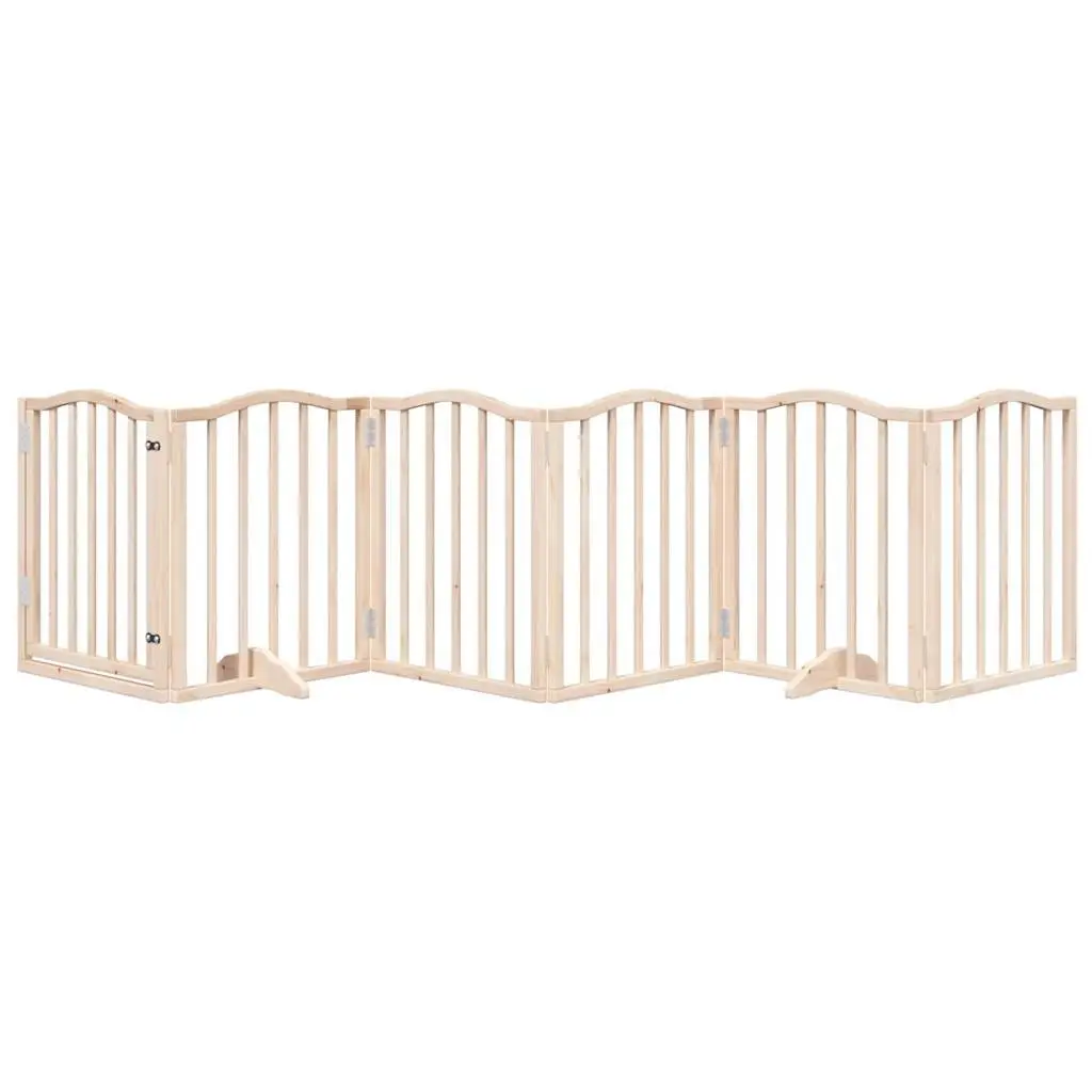 6-Panel Dog Gate with Locking Door