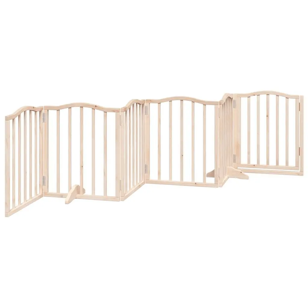 6-Panel Dog Gate with Locking Door