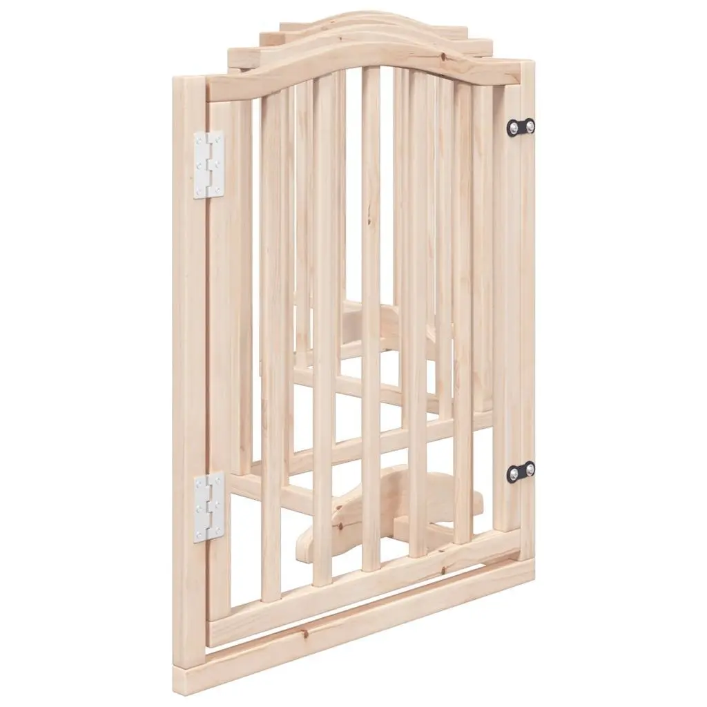 6-Panel Dog Gate with Locking Door