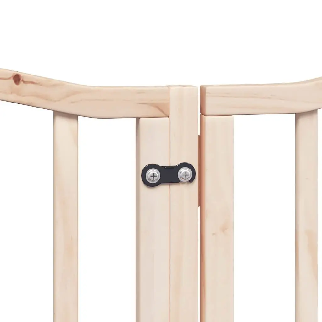 6-Panel Dog Gate with Locking Door