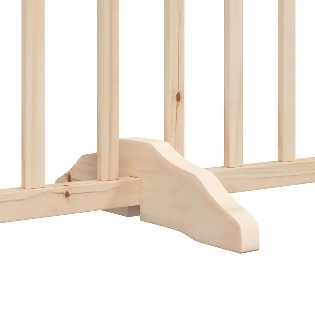 Dog Gate Durable 6 Panel Foldable Barrier with Door for Indoor Safety