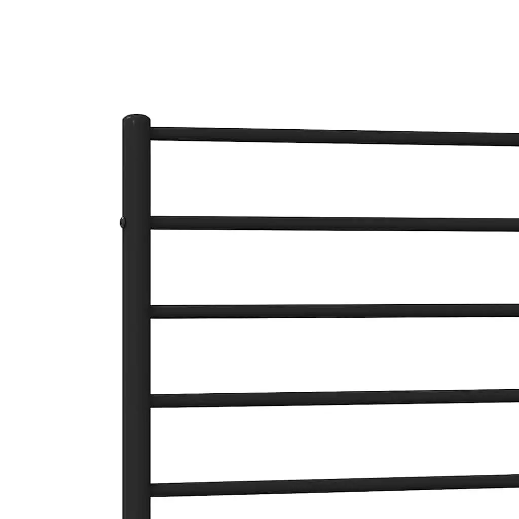 Metal Bed Frame King Single 107x203 cm Black