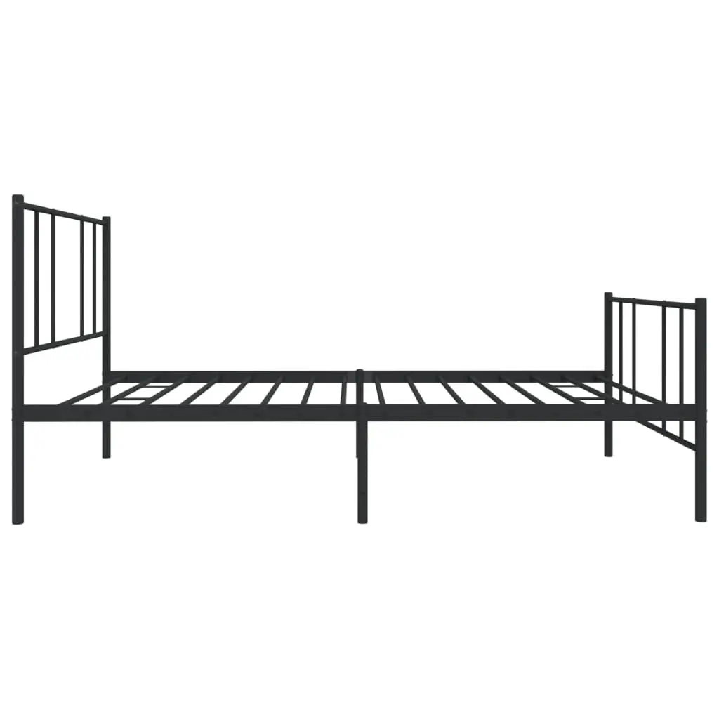 Black Metal Bed Frame for King Single 107x203cm