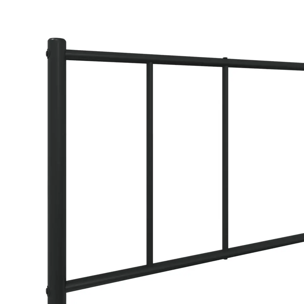 Black Metal Bed Frame for King Single 107x203cm