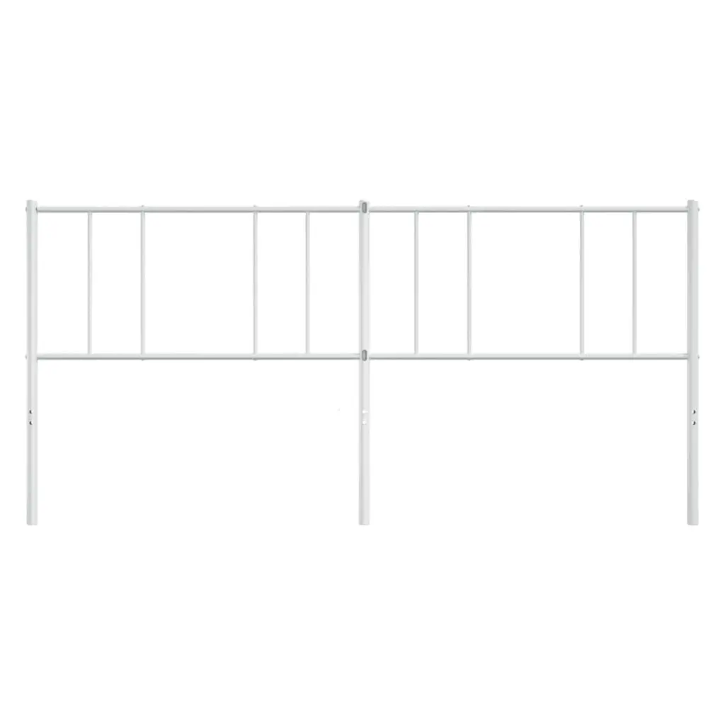 White Metal Headboard for Bedroom Bed Frame