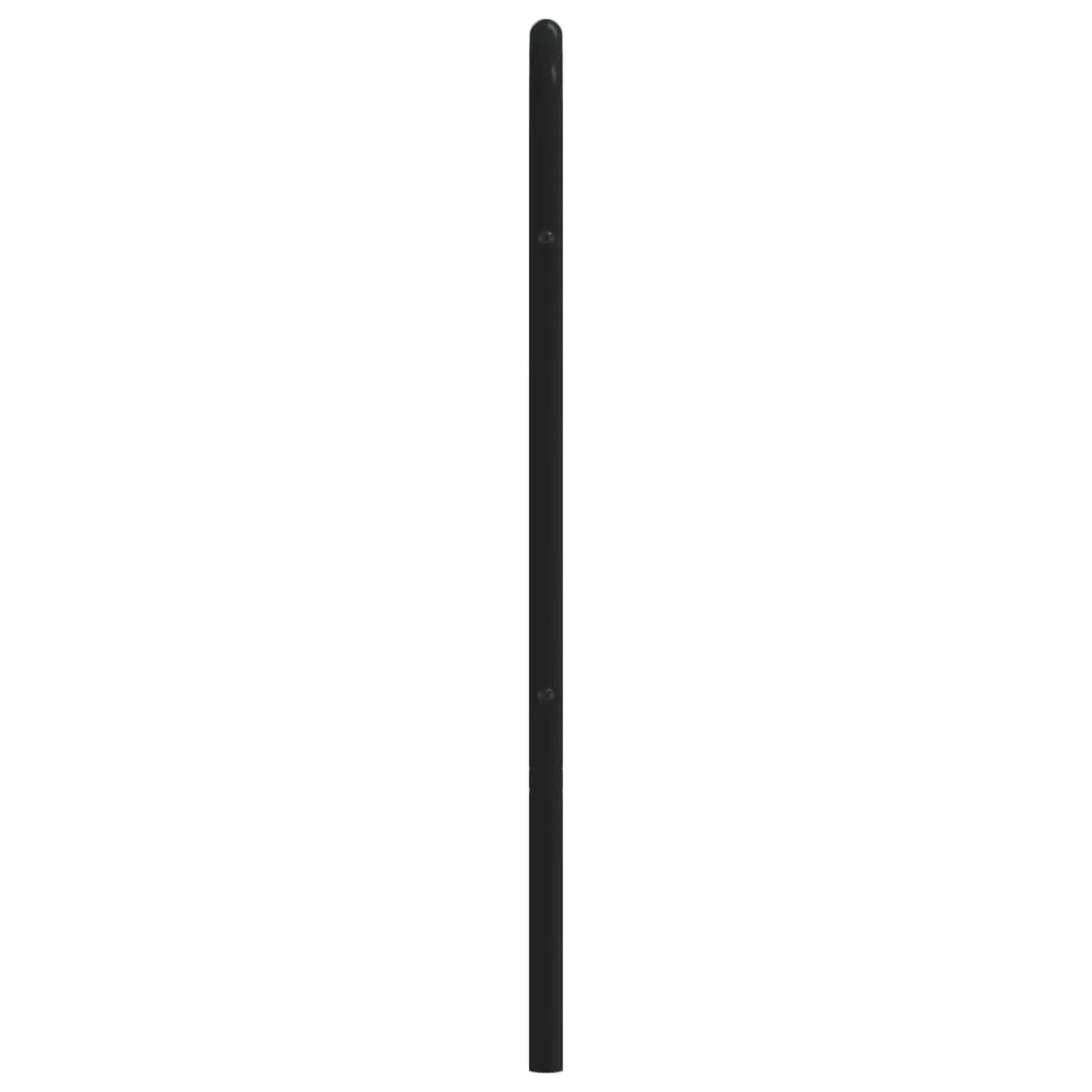 90cm Black Metal Headboard for Beds