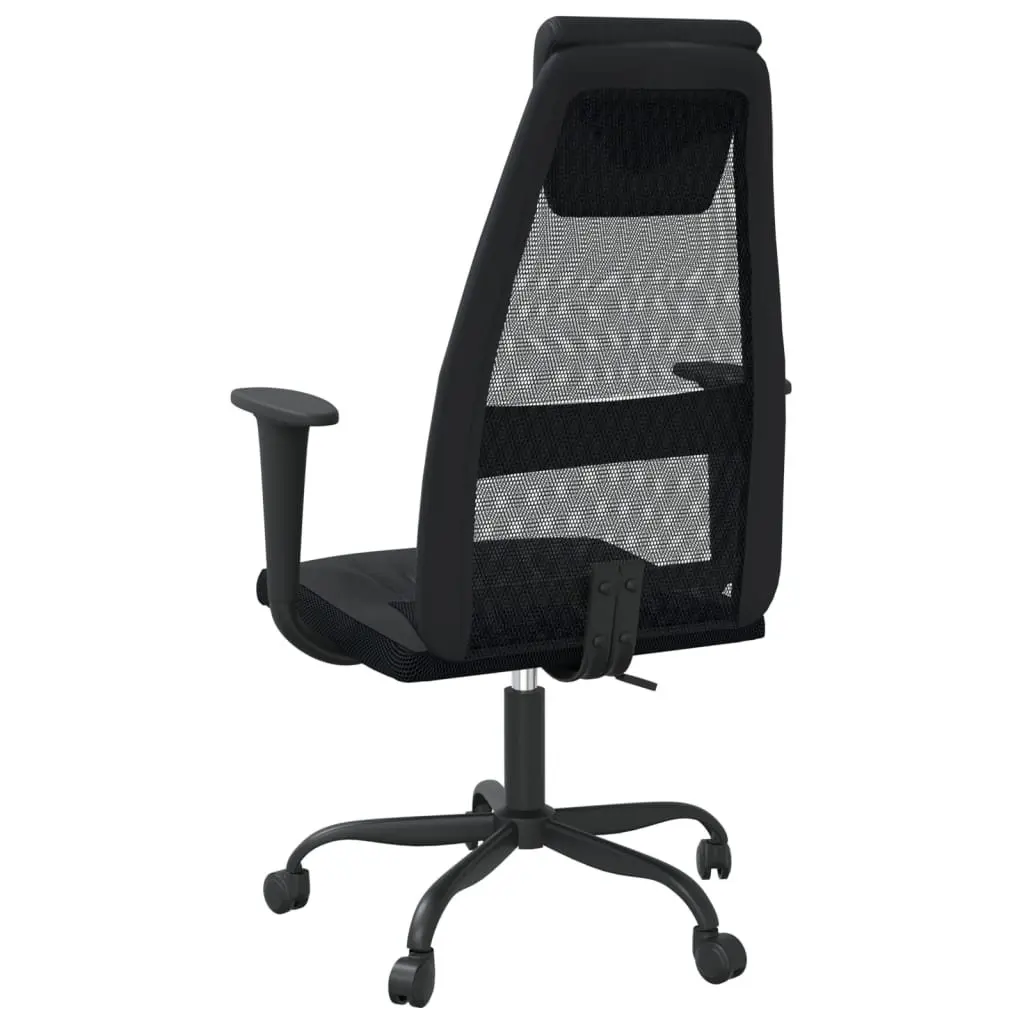 Height Adjustable Black Mesh Office Chair