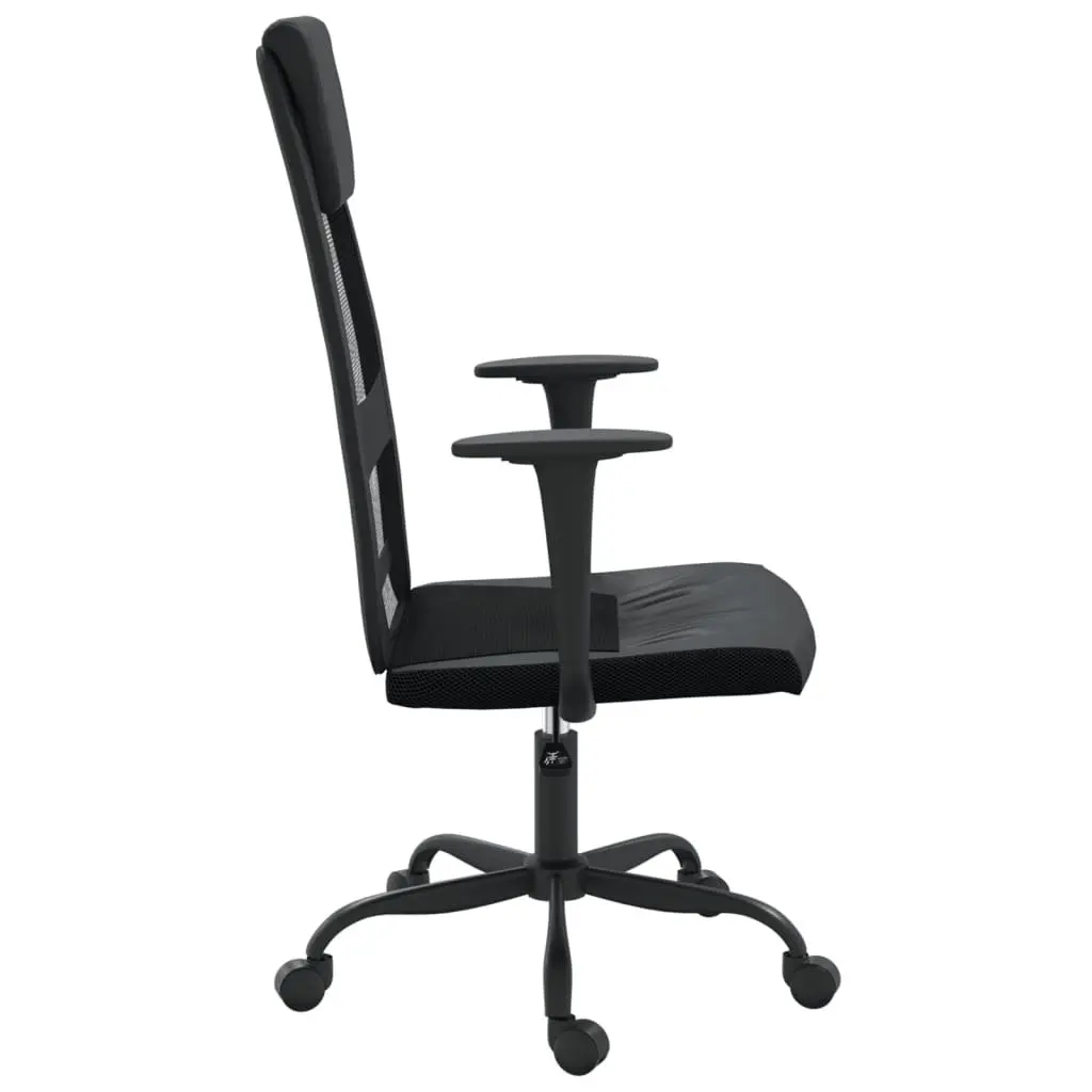 Height Adjustable Black Mesh Office Chair