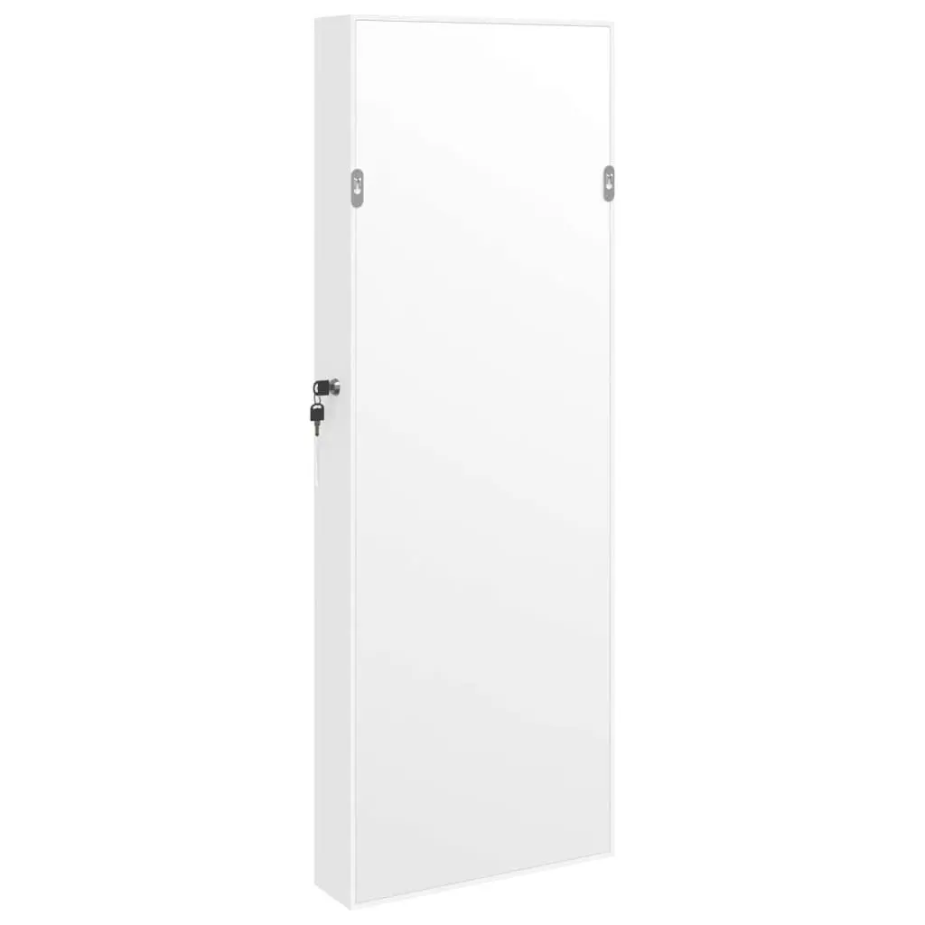 Wall Mounted Mirror Jewellery Cabinet with LED