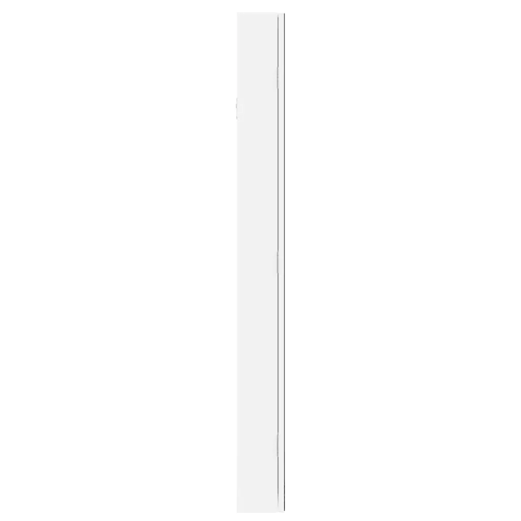 Wall Mounted Mirror Jewellery Cabinet with LED