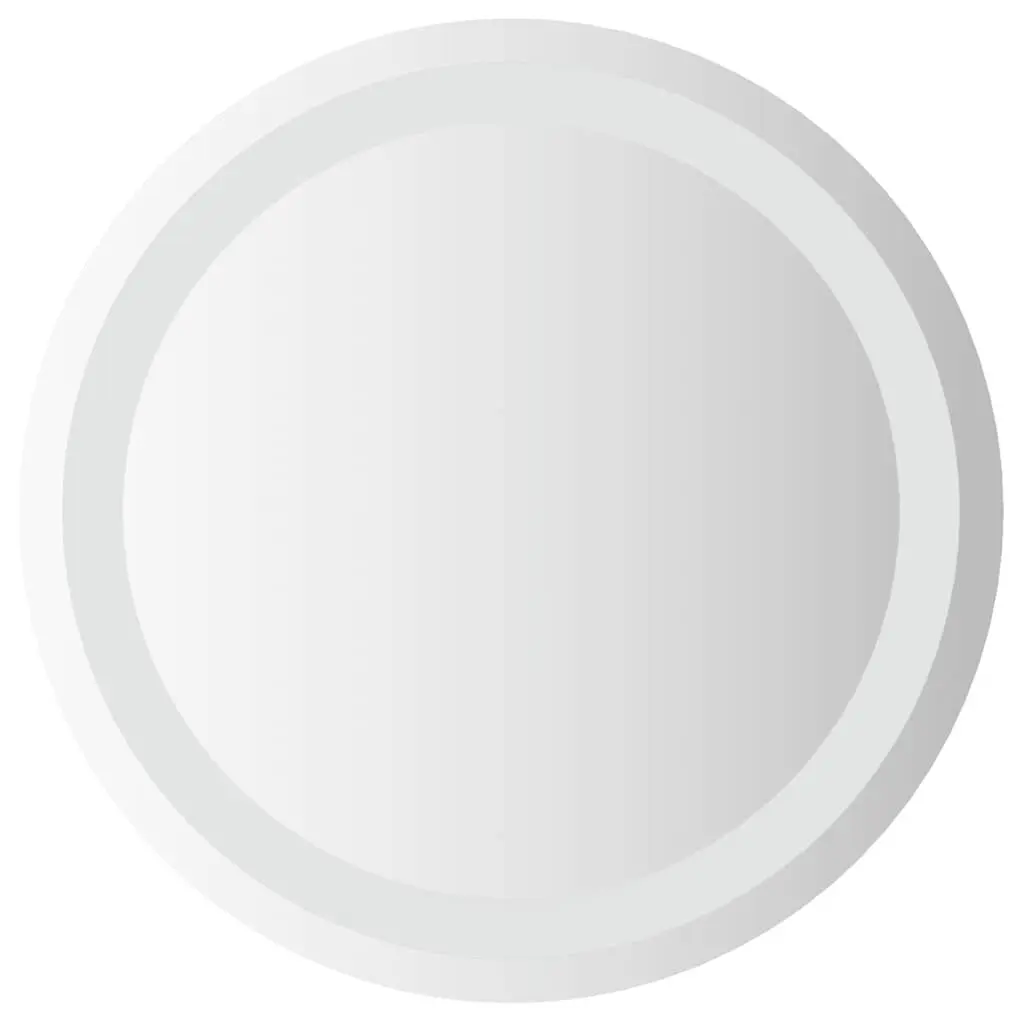 Round LED Bathroom Mirror 40cm with Ambient Lighting