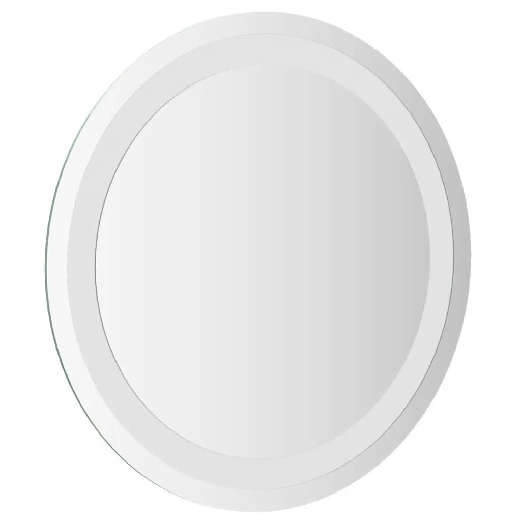 Round LED Bathroom Mirror 40cm with Ambient Lighting