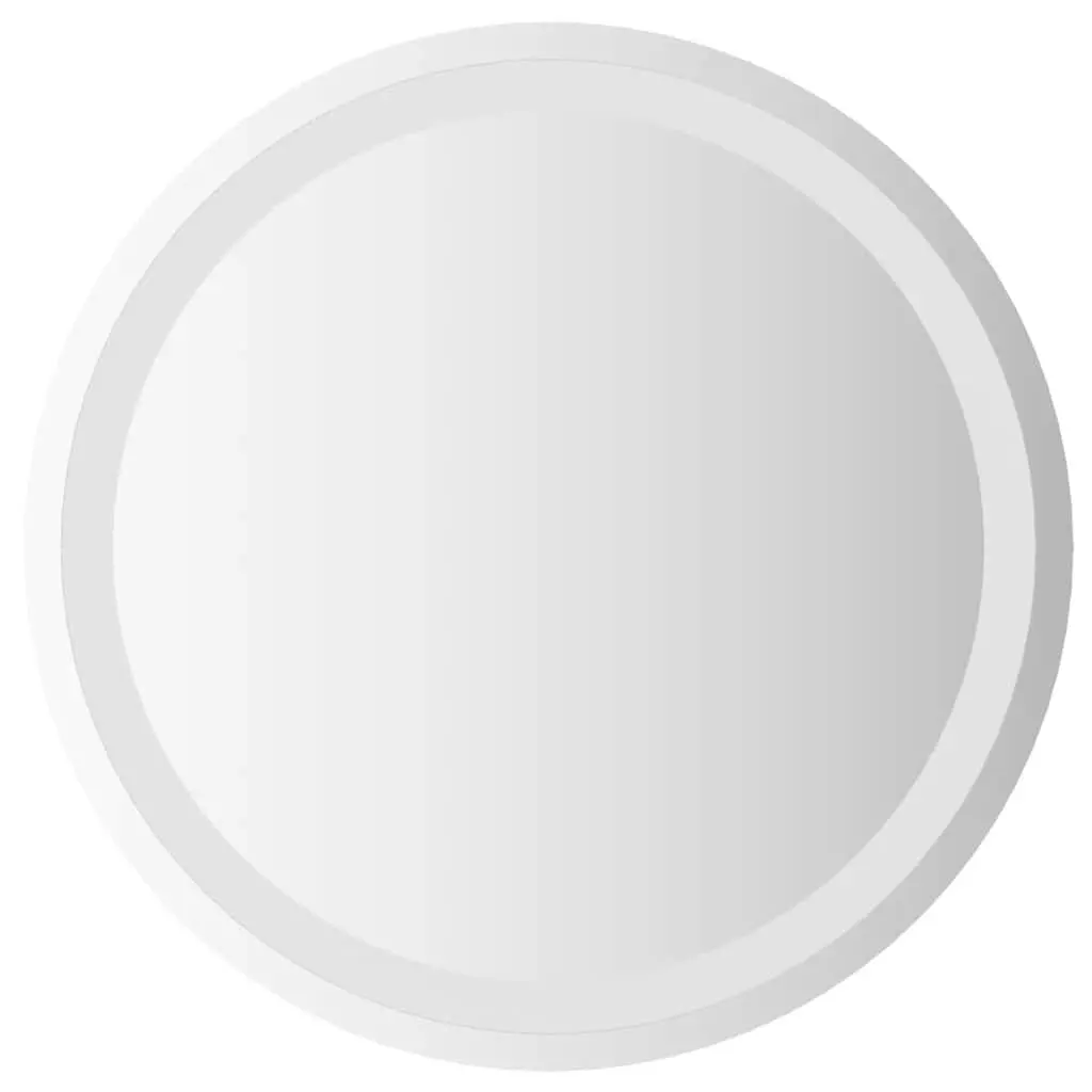 Round 50cm LED Bathroom Mirror with USB Power