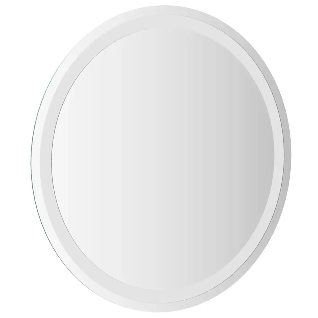 60cm Round LED Bathroom Mirror with Integrated Lights